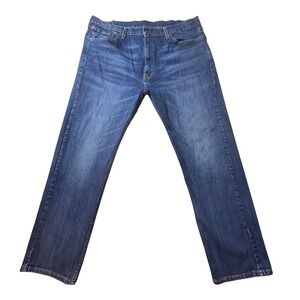Levi's 505 Jeans Mens 38x30 (38x29) Blue Straight Leg Stretch Denim Pants